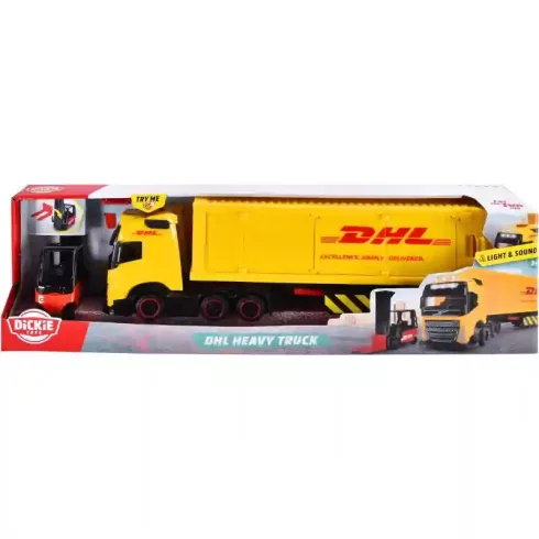 Dickie Toys - Interaktív DHL kamion targoncával