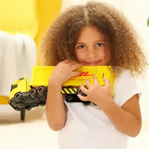 Dickie Toys - Interaktív DHL kamion targoncával