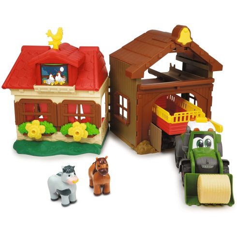 Dickie Toys Happy Series - Farm traktorral és hanggal kicsiknek (203818000)