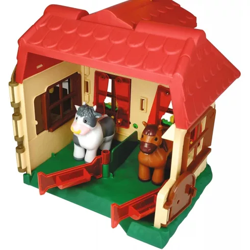 Dickie Toys Happy Series - Farm traktorral és hanggal kicsiknek (203818000)