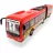   Dickie Toys City - Városi csuklós busz nyitható ajtókkal 46cm - piros (csomagolássérült)
