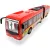 Dickie Toys City - Városi csuklós busz nyitható ajtókkal 46cm - piros (csomagolássérült)