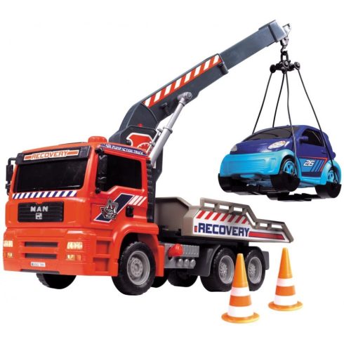 Dickie Toys - Légpumpás autómentő daruval és autóval 31cm (203806000)