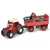 Dickie Toys Happy Series - Lószállító traktor kicsiknek utánfutóval, fénnyel és hanggal 31cm (203815005)
