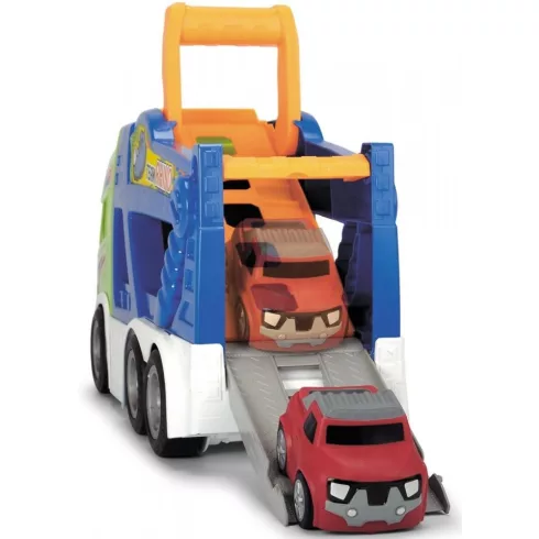Dickie Toys Happy Series - Autószállító fénnyel és hanggal kicsiknek 40cm (203817003)