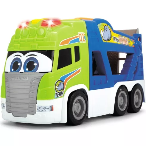 Dickie Toys Happy Series - Autószállító fénnyel és hanggal kicsiknek 40cm (203817003)