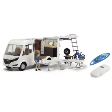   Dickie Toys Playlife - Kempingezés lakóautóval 30cm (203836004)