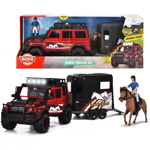 Dickie Toys - Lószállító fénnyel és hanggal 42cm