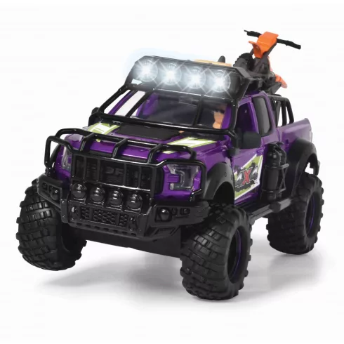 Dickie Toys - Terepjáró quaddal, motorral, fénnyel és hanggal 40cm