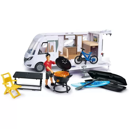 Dickie Toys - Kempingezés lakókocsival 35cm