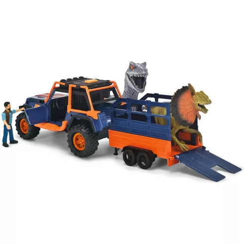 Dickie Toys - Dino parancsnoki terepjáró dinoszauruszokkal, fénnyel és hanggal 40cm