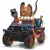 Dickie Toys - Dino parancsnoki terepjáró dinoszauruszokkal, fénnyel és hanggal 40cm