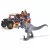 Dickie Toys - Dino parancsnoki terepjáró dinoszauruszokkal, fénnyel és hanggal 40cm