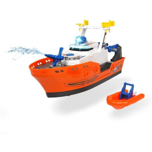 Dickie Toys Action Series - Vízspriccelő mentőhajó fénnyel és hanggal 39cm (203308375)