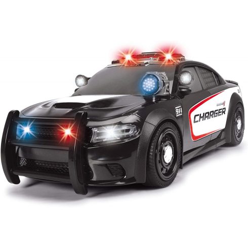 Dickie Toys - Motorizált Dodge Charger rendőrautó fénnyel és hanggal 34cm (203308385)