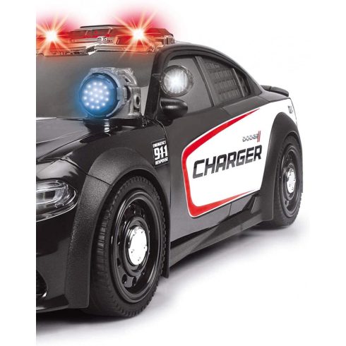 Dickie Toys - Motorizált Dodge Charger rendőrautó fénnyel és hanggal 34cm (203308385)