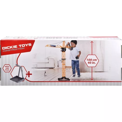 Dickie Toys Construction - Távirányítós RC óriás daru 100cm (201139013)