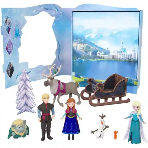 Mattel Disney Jégvarázs: Klasszikus "mesekönyv" készlet figurákkal