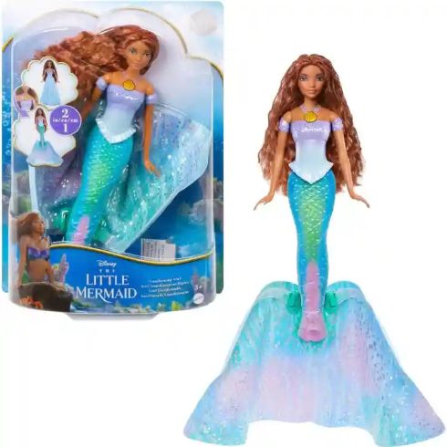 Mattel Disney A kis hableány: Ariel varázslatos átalakuló sellő baba