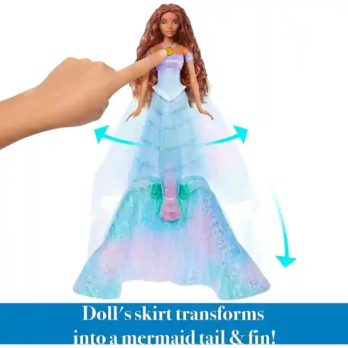 Mattel Disney A kis hableány: Ariel varázslatos átalakuló sellő baba