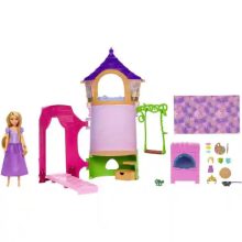   Mattel Disney Aranyhaj és a nagy gubanc: Aranyhaj hercegnő baba és tornya, Rapunzel
