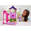 Mattel Disney Aranyhaj és a nagy gubanc: Aranyhaj hercegnő baba és tornya, Rapunzel