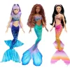Mattel Disney A kis hableány: Ariel, Mala és Karina sellőnővérek készlet 30cm