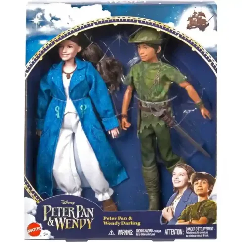 Mattel Disney Pán Péter: Wendy és Pán Péter divatbabák