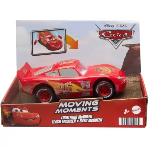 Mattel Disney Verdák: "Billegő" Villám McQueen versenyautó