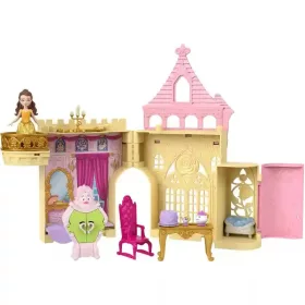   Mattel Disney A szépség és a szörnyeteg: Belle szétnyitható kastélya babával