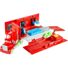   Mattel Disney Verdák: Átalakuló "világító" Mack kamion tuningműhely (csomagolássérült-új)