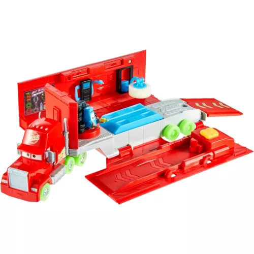 Mattel Disney Verdák: Átalakuló "világító" Mack kamion tuningműhely