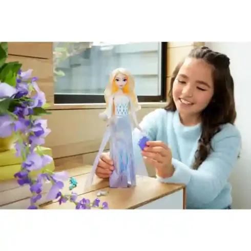 Mattel Disney Spin & Reveal Jégvarázs: Elza baba meglepetés kiegészítőkkel