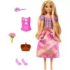 Mattel Disney Aranyhaj és a nagy gubanc: Spin & Reveal Aranyhaj hercegnő baba kiegészítőkkel, Rapunzel