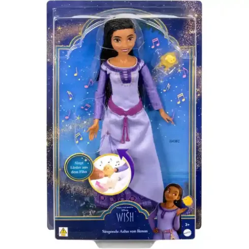 Mattel Disney Kívánság: Asha éneklő baba Star csillagocskával