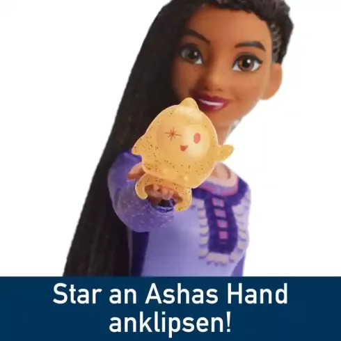 Mattel Disney Kívánság: Asha éneklő baba Star csillagocskával