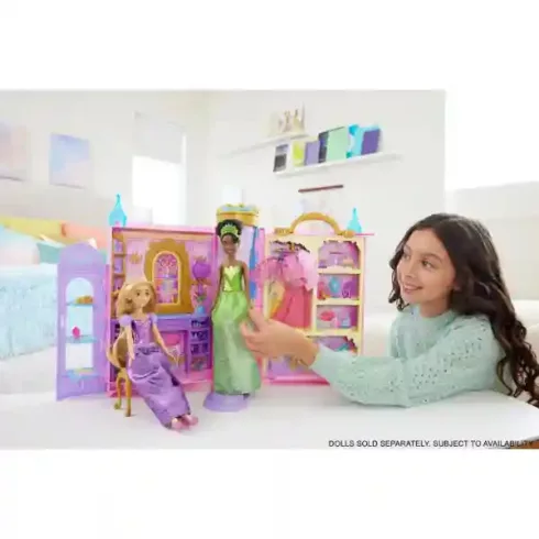 Mattel Disney Princess hordozható ruhásszekrény kiegészítőkkel
