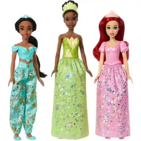 Mattel Disney hercegnők levehető ruhákkal 7db-os ajándékszett 29cm