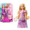 Mattel Disney Princess Aranyhaj és a nagy gubanc: 2 az 1-ben Aranyhaj baba, Rapunzel