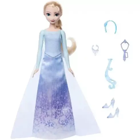 Mattel Disney Spin & Reveal Jégvarázs: Elza baba meglepetés kiegészítőkkel