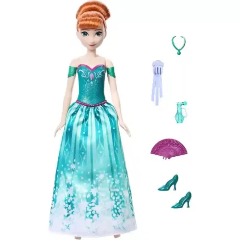 Mattel Disney Spin & Reveal Jégvarázs: Anna baba meglepetés kiegészítőkkel