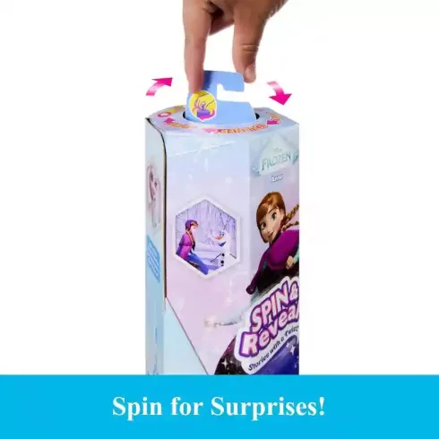 Mattel Disney Spin & Reveal Jégvarázs: Anna baba meglepetés kiegészítőkkel