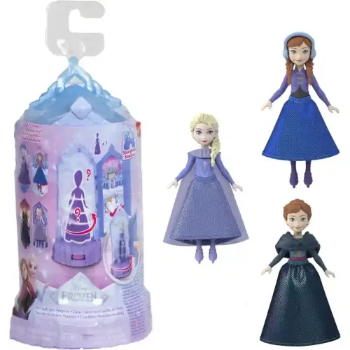 Mattel Disney Jégvarázs: Meglepetés forgó toronyszoba babával