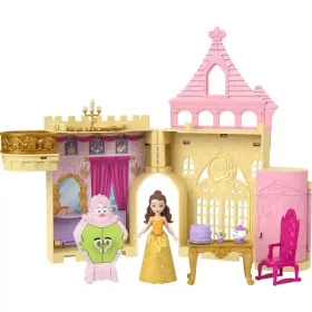   Mattel Disney A szépség és a szörnyeteg: Belle szétnyitható kastélya babával