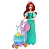 Mattel Disney A kis hableány: Ficánka babakocsija