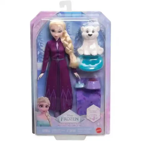 Mattel Disney Jégvarázs: Elza hercegnő baba és a kis jegesmackó