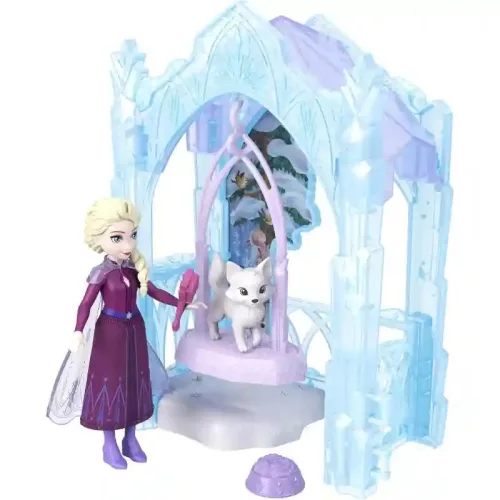 Mattel Disney Jégvarázs: Elza jeges búvóhelye állatokkal