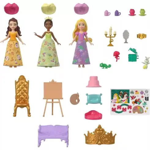 Mattel Disney Princess adventi kalendárium, naptár babákkal