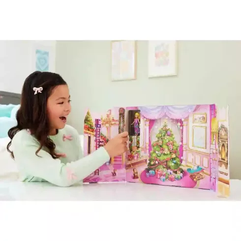 Mattel Disney Princess adventi kalendárium, naptár babákkal