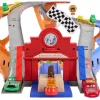 Mattel Disney Verdák: Autómentős versenypálya Villám McQueen kisautóval
